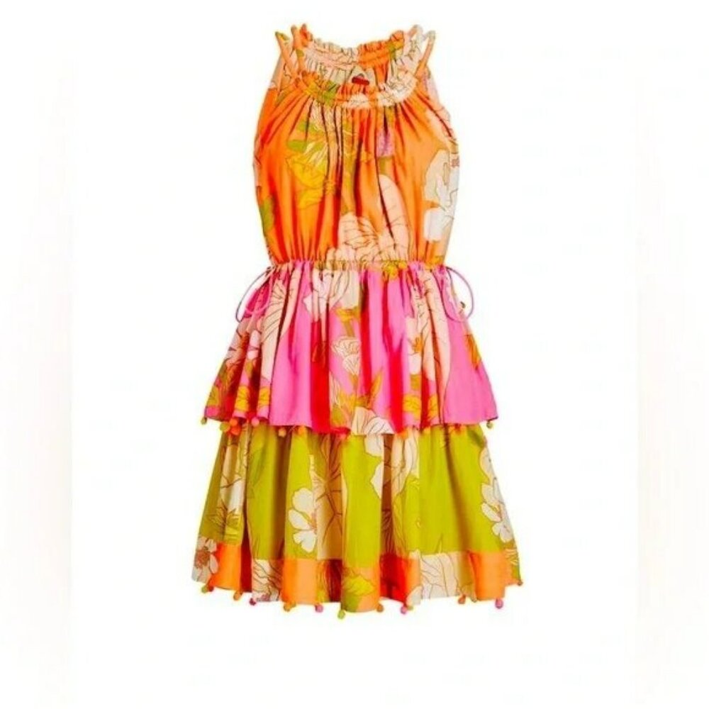 Farm Rio neon dress